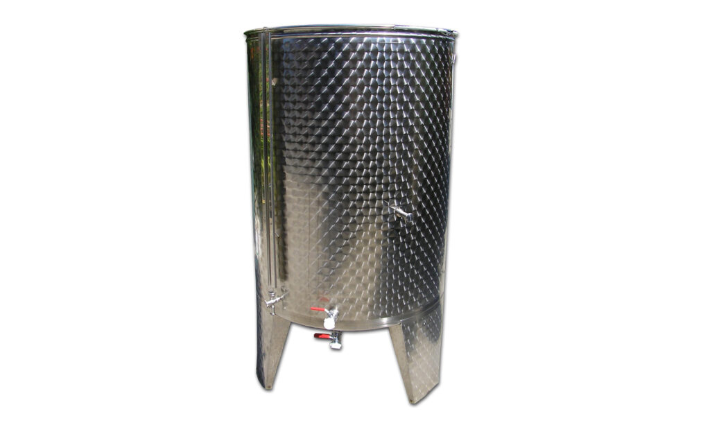 Serbatoio Acciaio Inox 1000 Litri Completo