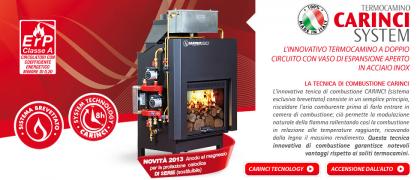 termocamino carinci a doppio circuito