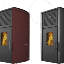 Biostufa Helios Double pellet nocciolino