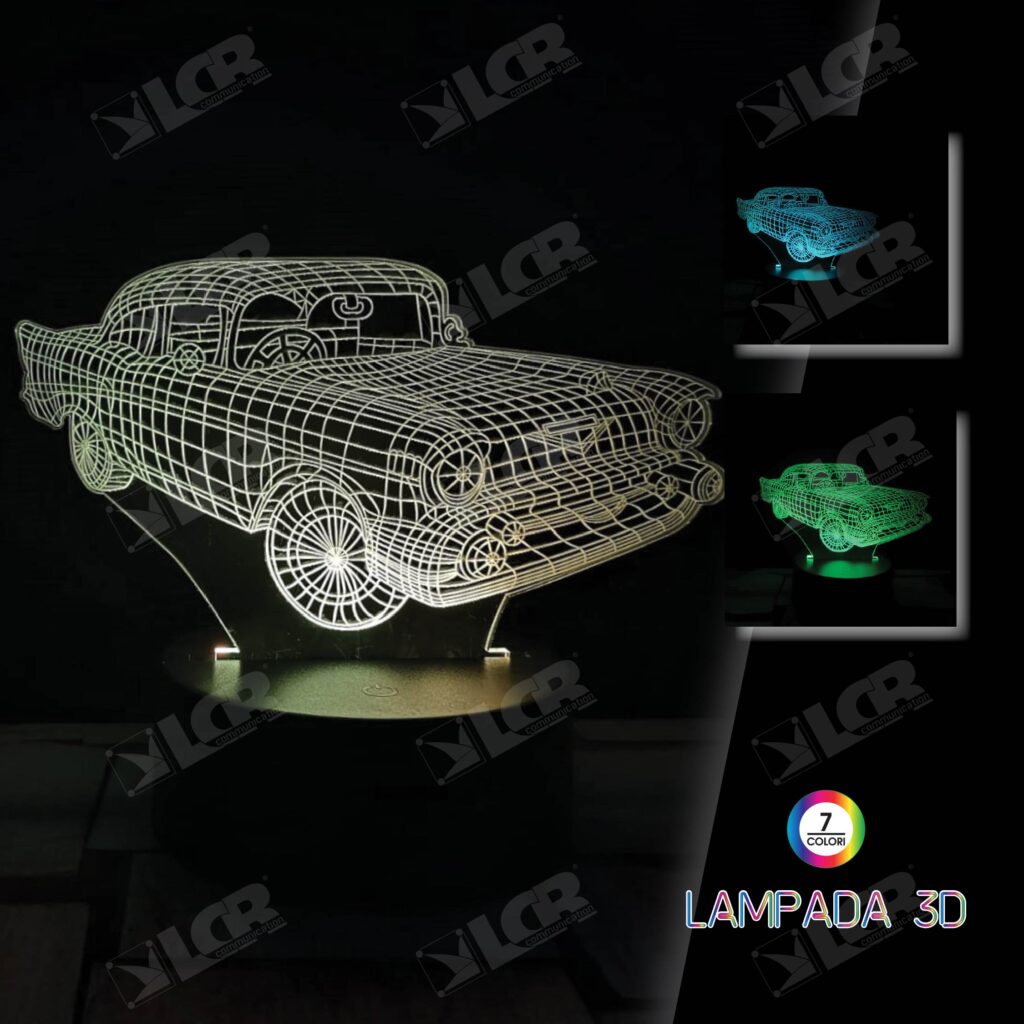 Lampada 3D American Muscle