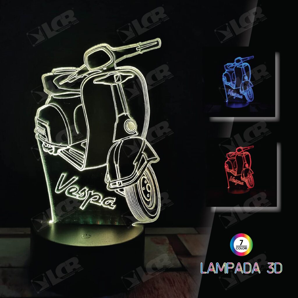 Lampada 3D Vespa Special