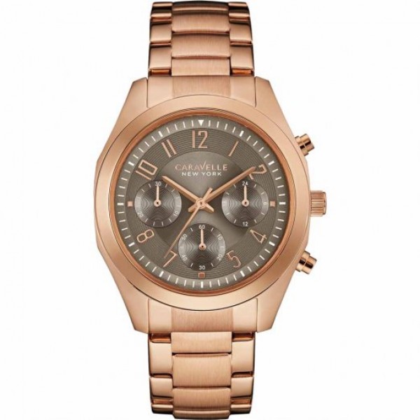 Orologio Cronografo Donna in Acciaio Rosa