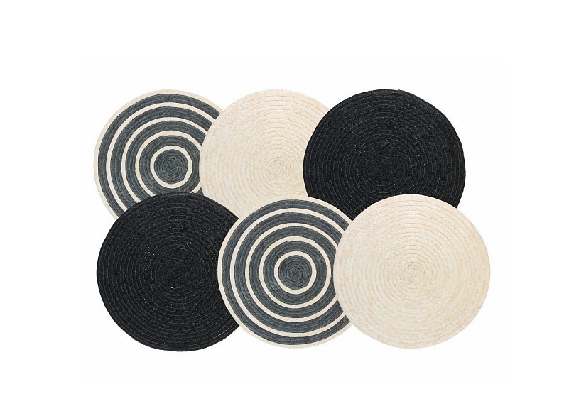 Tovaglietta segnaposto exotico in bamboo e fibra