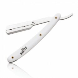 Rasoio The Barber english bianco