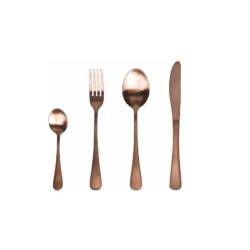 Set 24 posate odette color rame lucido