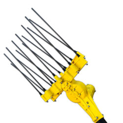 Abbacchiatore Elettrico Missile 14 Astine In Carbonio