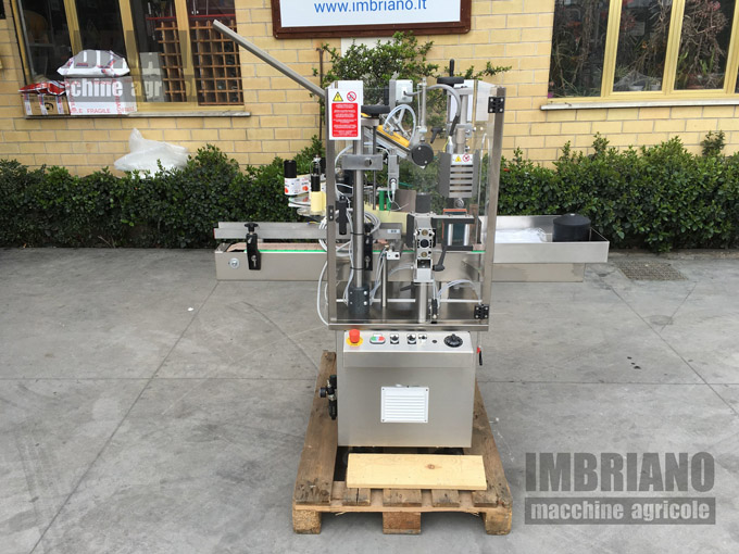 Etichettatrice Lineare Timbro Lotto Capsulatrice
