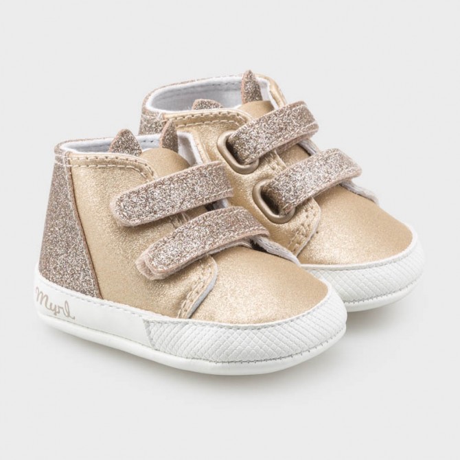 Scarpina Oro Glitter Neonata Mayoral 9338 - irpiniannunci.it