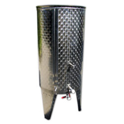 Serbatoio Acciaio Inox 350 Litri Completo Chiuso