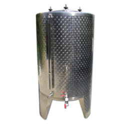 Serbatoio Acciaio Inox 570 Litri Completo Chiuso