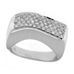 Anello Importante Donna in Oro 750 e Diamanti