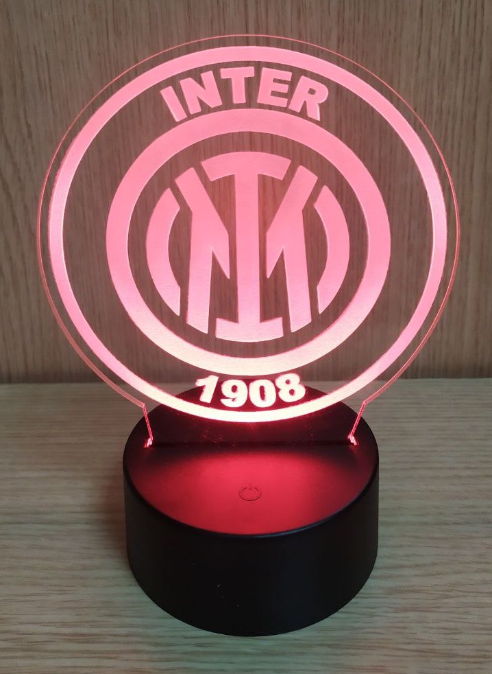Lampada 3D Inter 