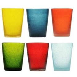 Bicchiere acqua in vetro soffiato Camila 6 pz