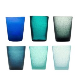 Bicchiere acqua in vetro soffiato Elison 6 pz