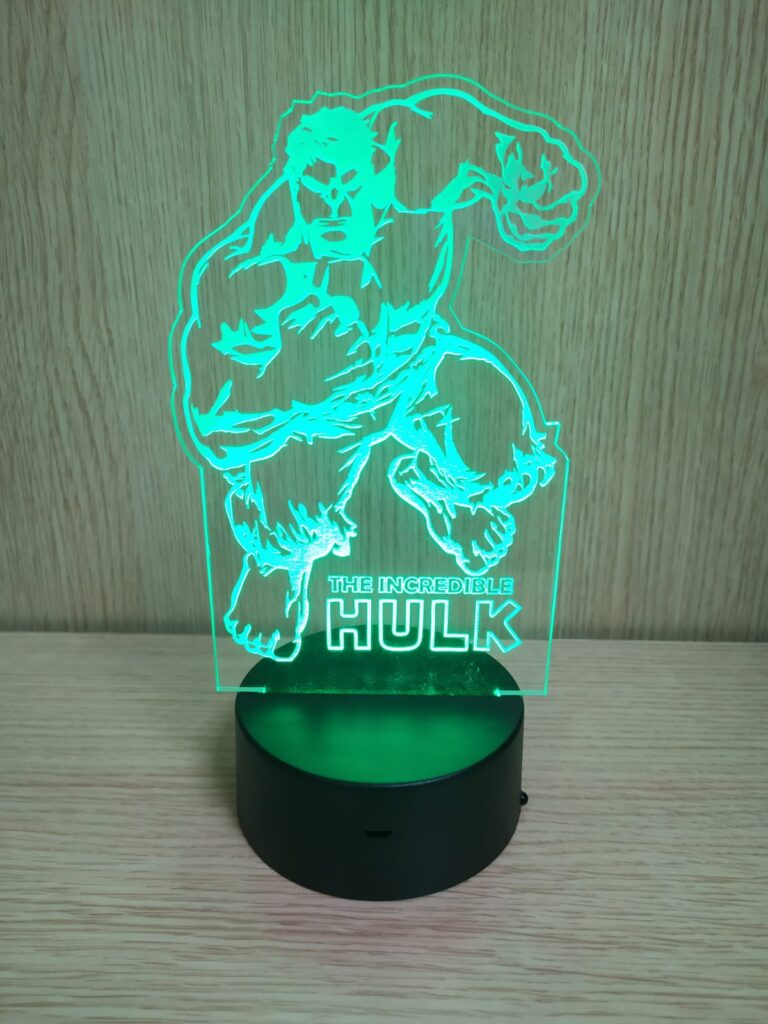 Lampada 3D Hulk - Image 2