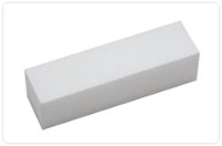 Buffer per unghie bianco