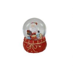 Carillon palla di neve musicale Babbo Natale