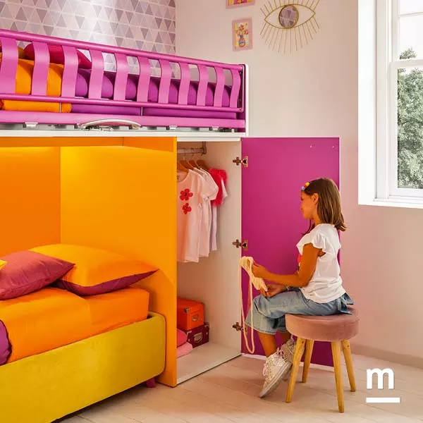 Cameretta Bambini KC505 Moretti Compact - Image 4
