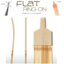 Extension a ciocche con anellini metallici