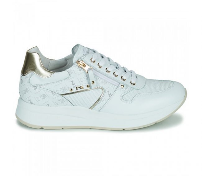 Sneakers Donna in Pelle – Bianco NeroGiardini
