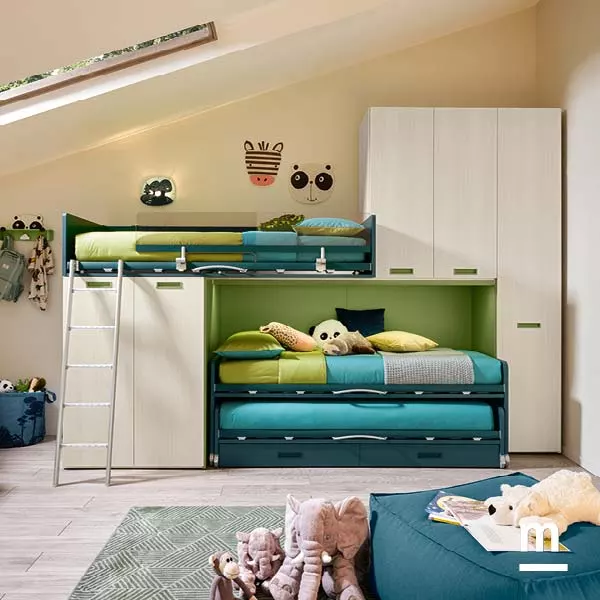 Cameretta Bambini KC509 Moretti Compact - Image 2