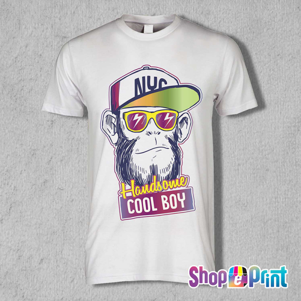 T-shirt da uomo girocollo manica corta COOL BOY - Image 2