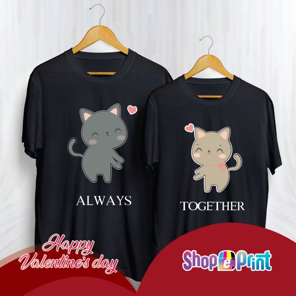 T-shirt da uomo & donna girocollo Gattini - Image 2