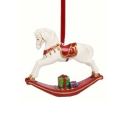Cavallo a dondolo addobbo Ellegift