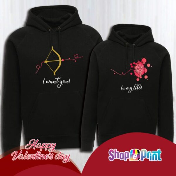 Coppia Felpe con Cappuccio You & Me