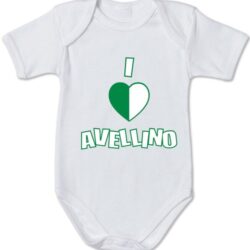 Body Bodino Neonato “I Love Avellino”