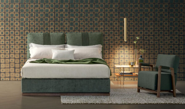 Letto tessile Matrimoniale OBEROI