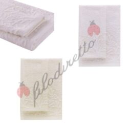 Linea Oro Set Asciugamani bagno 1+1 Sidney
