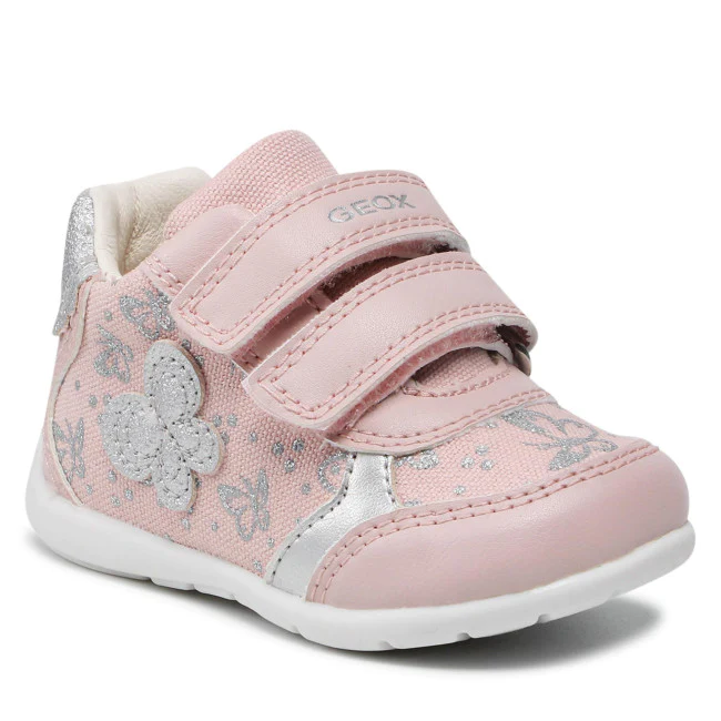 Sneakers Rose/Silver Bambina Geox Elthan - Image 2