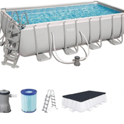 piscina fuori terra da giardino rettangolare