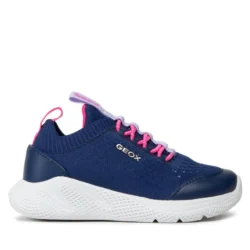 Sneakers junior Sprintye Navy/Fuchsia Bambina Geox