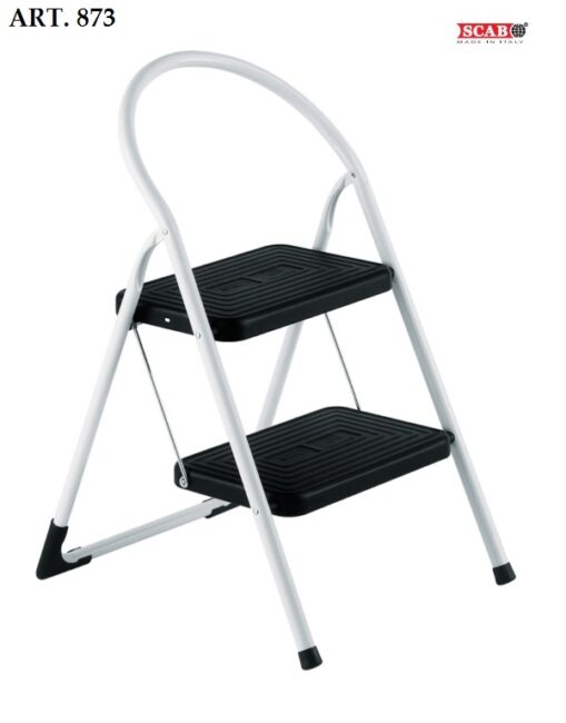 sgabello eurobalzo telaio bianco 2 piani scab