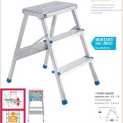 sgabello salgo in alluminio SCAB