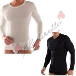 Liabel Uomo Maglia Termica Manica Lunga Girocollo