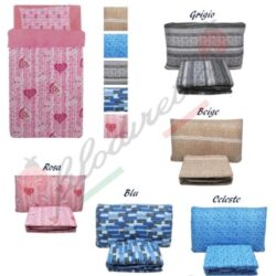 Mastro Bianco Completo Letto Singolo Pile art.Normal