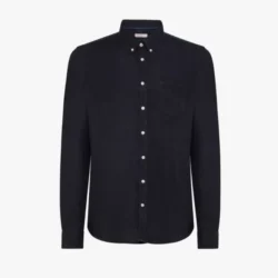 Camicia in lino uomo Sun68 Blu navy