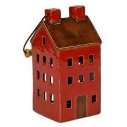 RED HOUSE CANDLE HOLDER-Lorenzon Gift