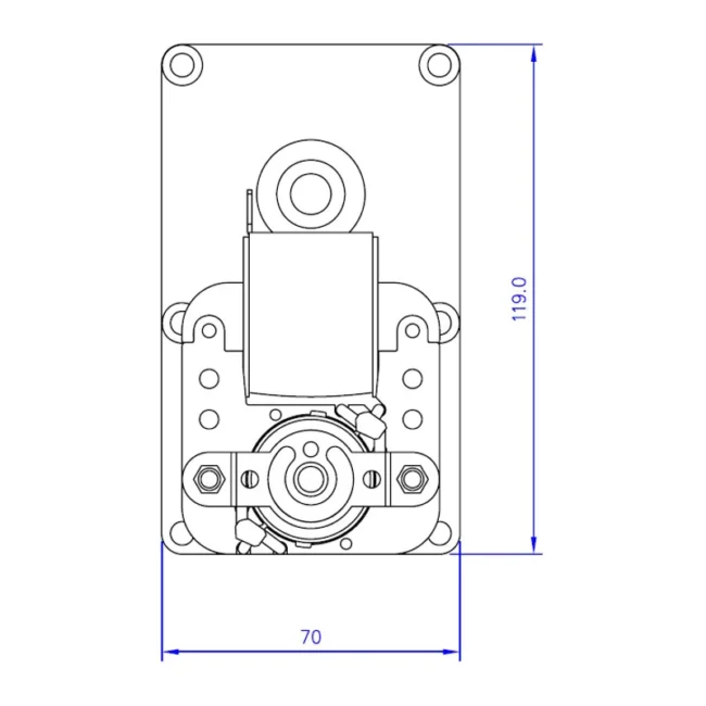 motoriduttore stufa a pellet 5 rpm albero 8,5 tipo bcz - Image 4