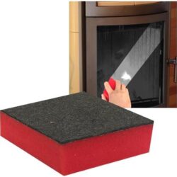 RIBIMEX Spugna per vetri di caminetti e stufe