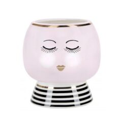 Vaso righe occhi chiusi Miss Etoile