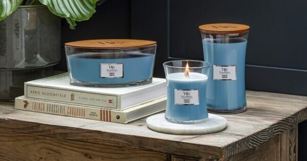 candela profumata Woodwick Blue Java Banana - Image 2