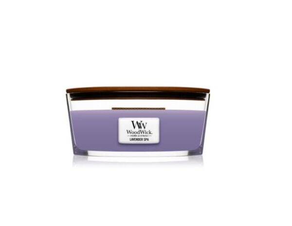 Candela Profumata Woodwick Ellipse Lavender Spa