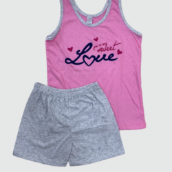 Punto & Virgola Completo Bimba Canotta Spalla Pantalone