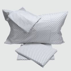 Riviera Completo Letto Matrimoniale Cotone Percalle