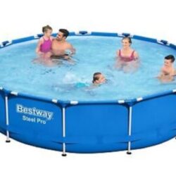 piscina con telaio completa 396 x 84 h