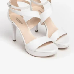 Sandali donna Nappa Pandora Bianco Nero Giardini